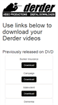 Mobile Screenshot of derder.com